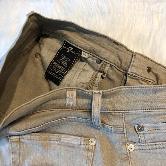 5[7ForAllMankind] The Ankle Skinny beige - Picture 5 of 6